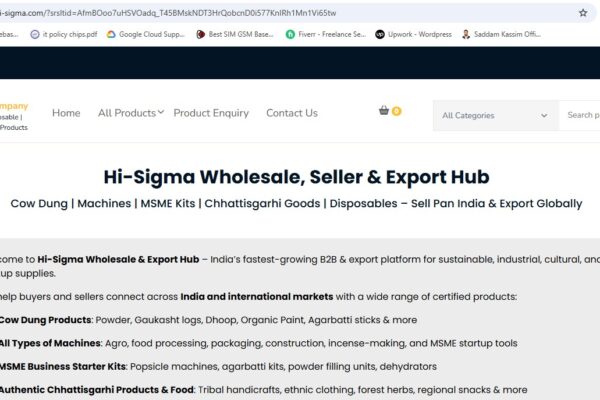 Hi-Sigma: Wholesale, Seller & Export Hub