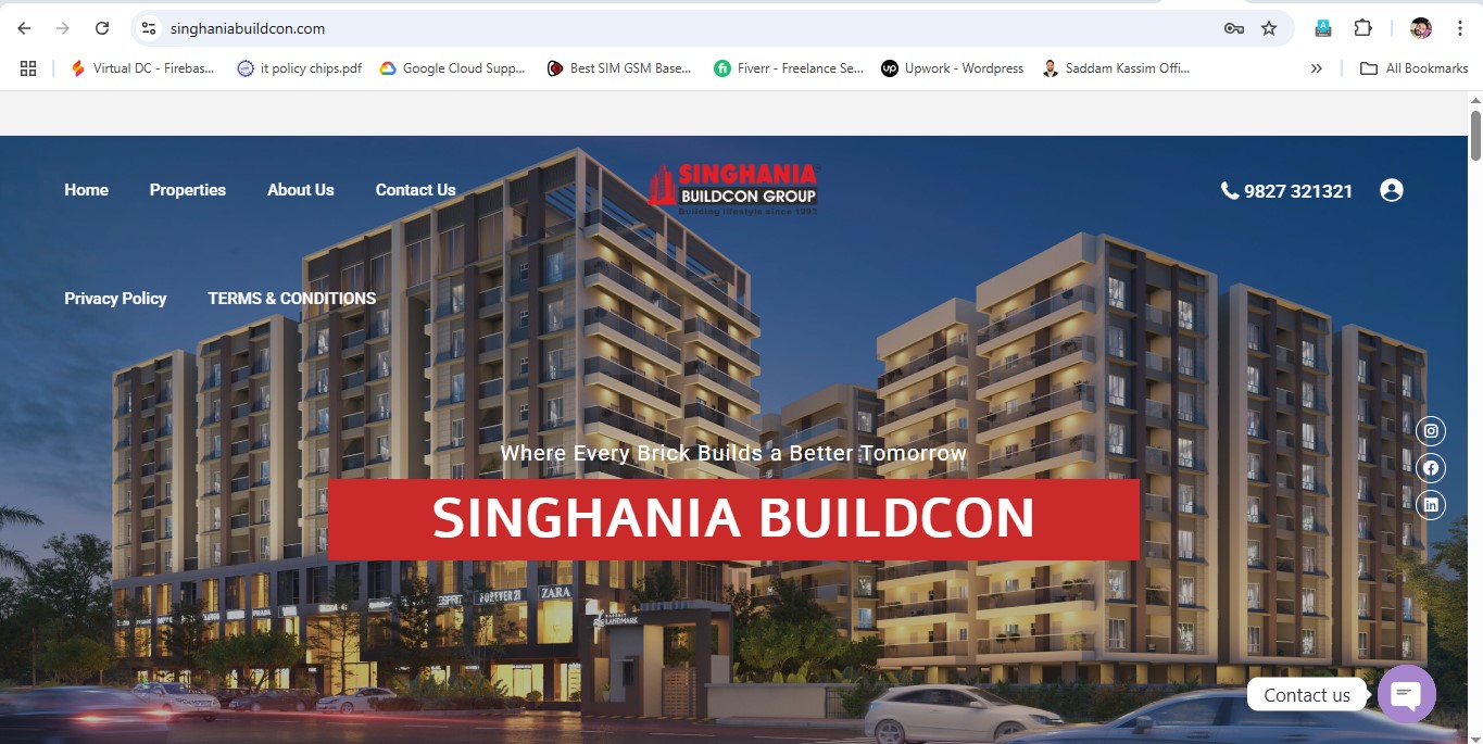 Project: Singhania Buildcon – Real Estate