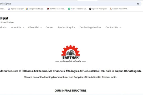 Sarthak Group – Top H-Beam Manufacturers in India