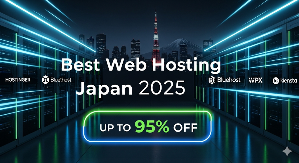Best Web Hosting Providers in Japan (2025) – Up to 95% Discount Hosting