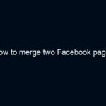 How to merge two Facebook pages?